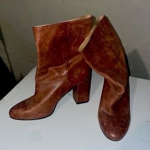 LEATHER ANKLE BOOTS